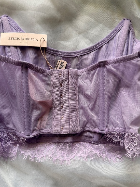 Victoria’s Secret Dream Angels Strapless Corset Top | Small | Floral Embroidery - Picture 5 of 9